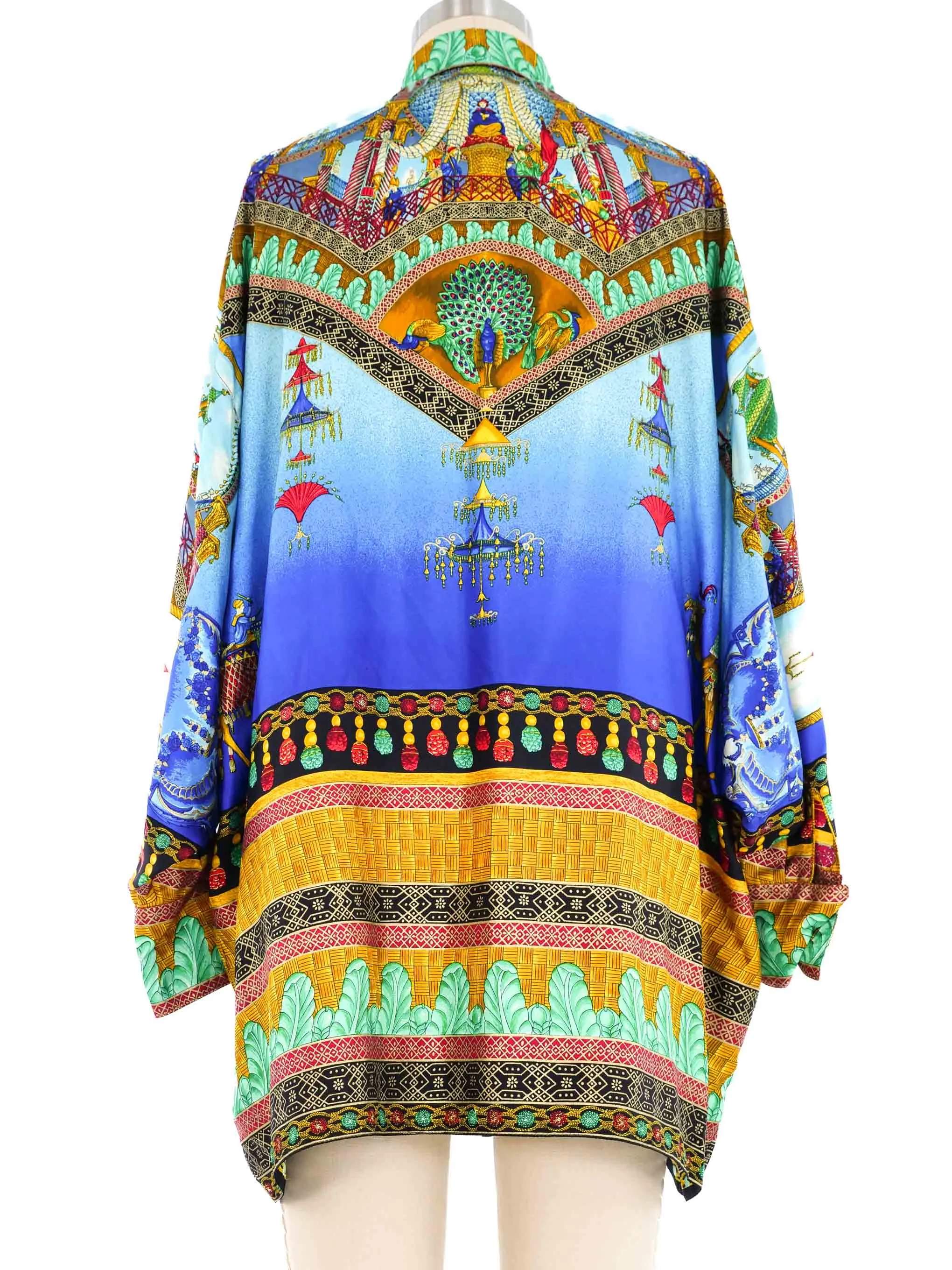 1992 Gianni Versace Printed Silk Shirt