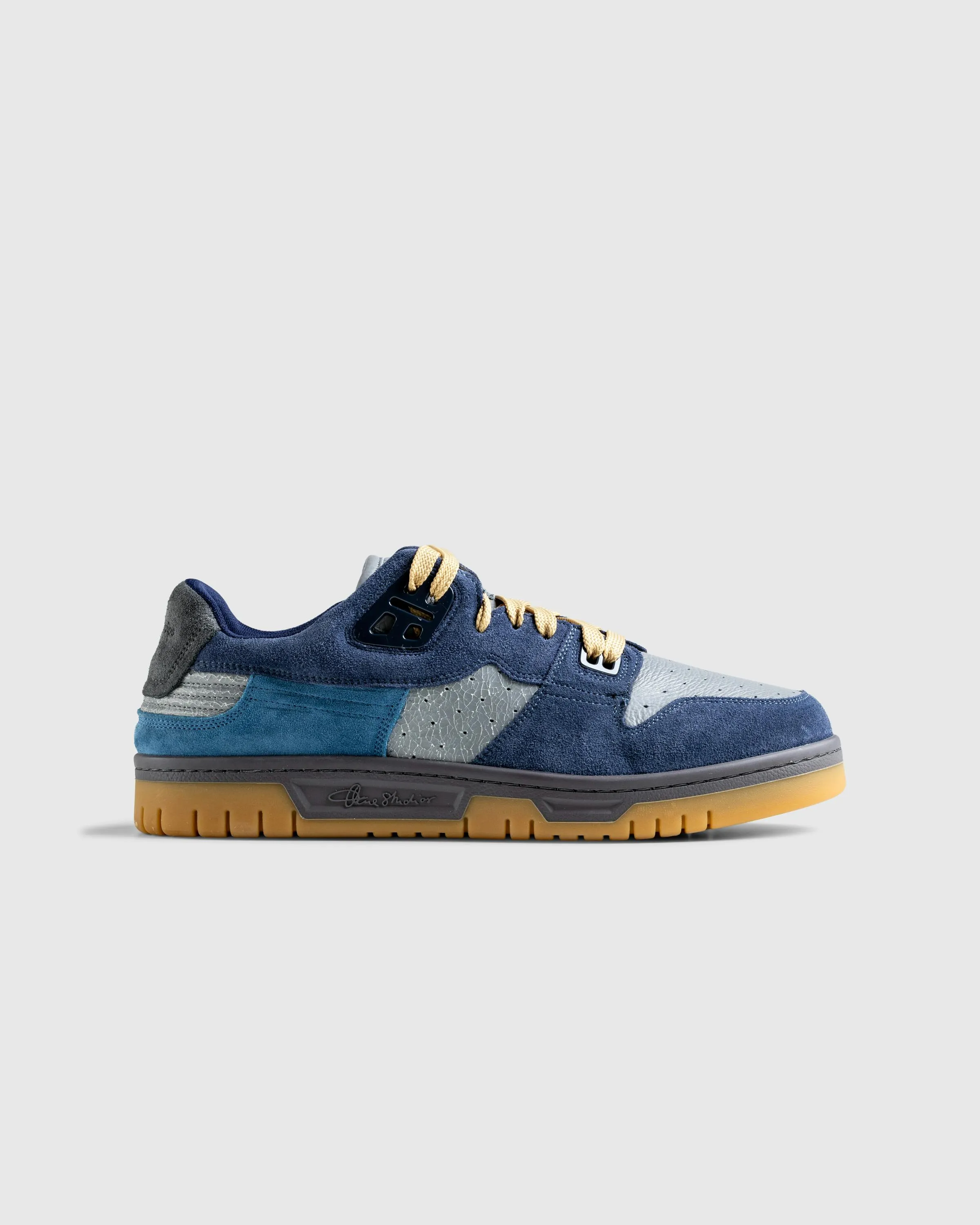 Acne Studios – Low-Top Sneakers Grey Blue | Highsnobiety Shop