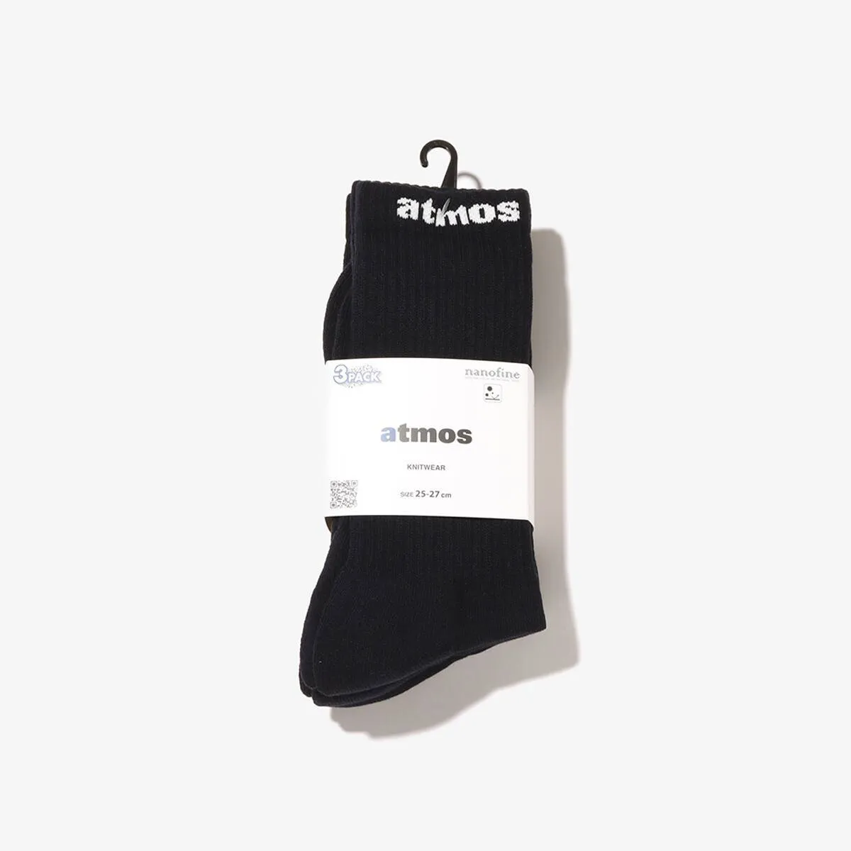 ATMOS SMALL JACQUARD LOGO 3P SOCKS