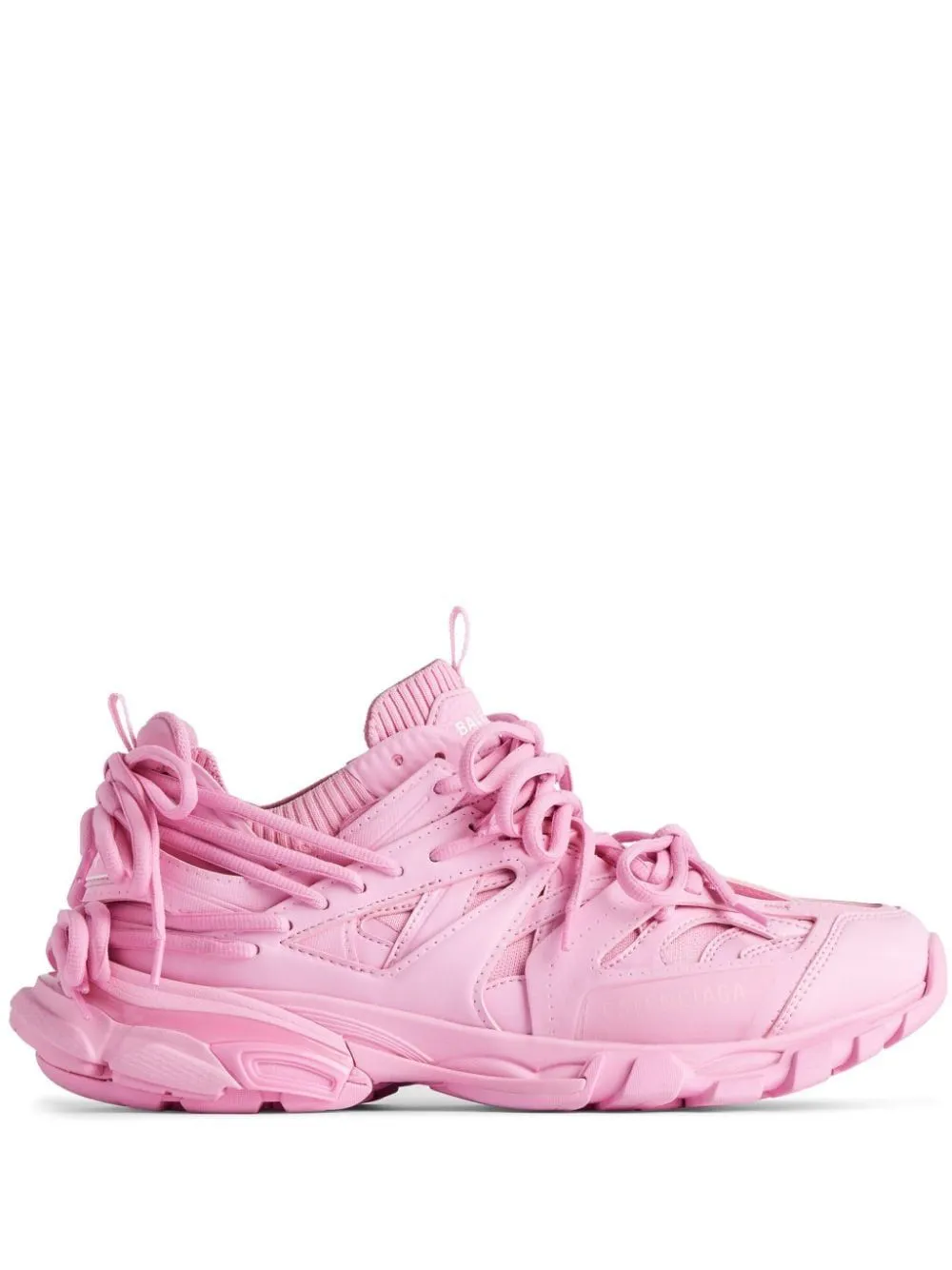 BALENCIAGA Pink Track Corset Sneakers for Women - SS24 Collection