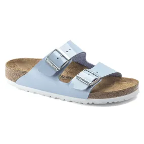Birkenstock Arizona Dove Blue Patent Birko-Flor Sandal (Narrow)