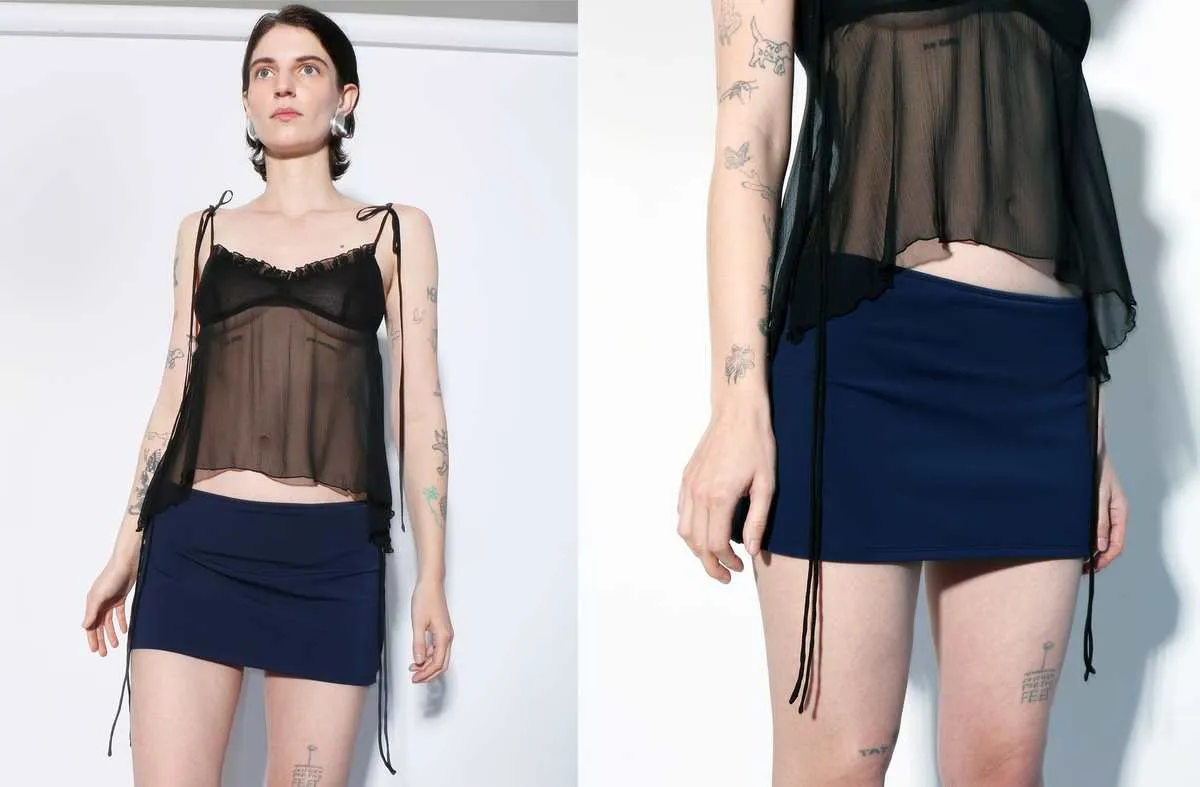 Bisou Skirt - Navy
