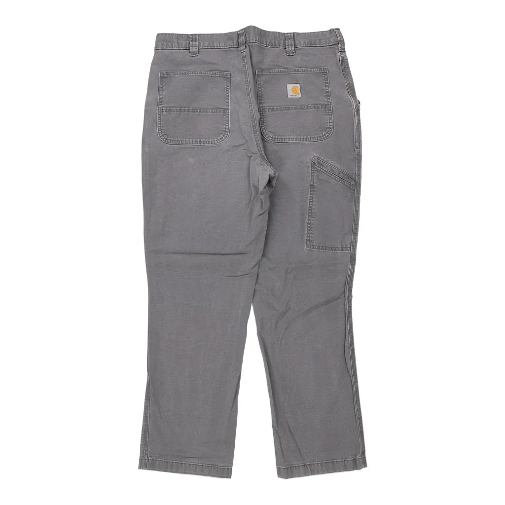 Carhartt Jeans - 36W 32L Grey Cotton
