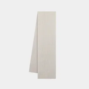 Courreges  Ac Ribbed Scarf - Courreges - Wool - Neutral
