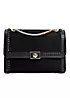Dune London Black Diligently Chain Crossbody Shoulder Bag