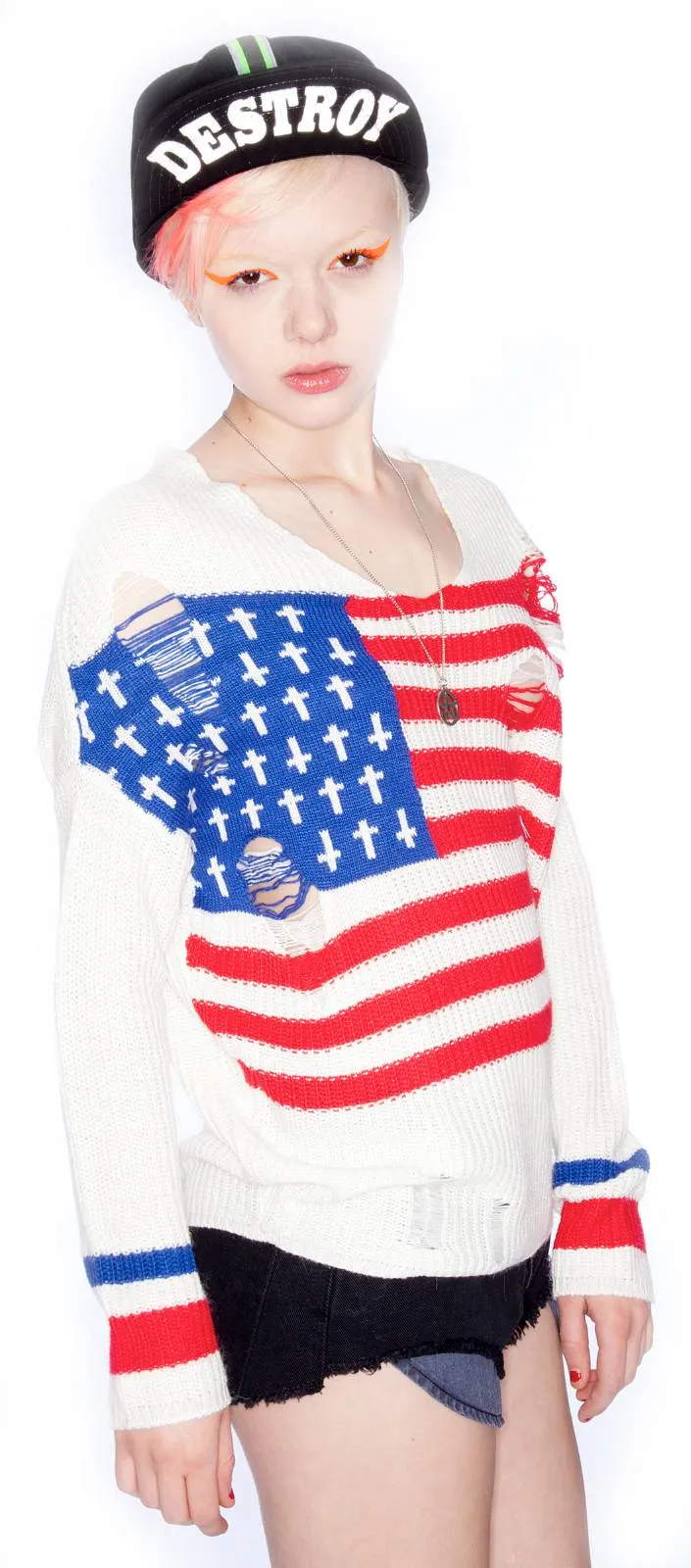 Flag Religion Sweater-
