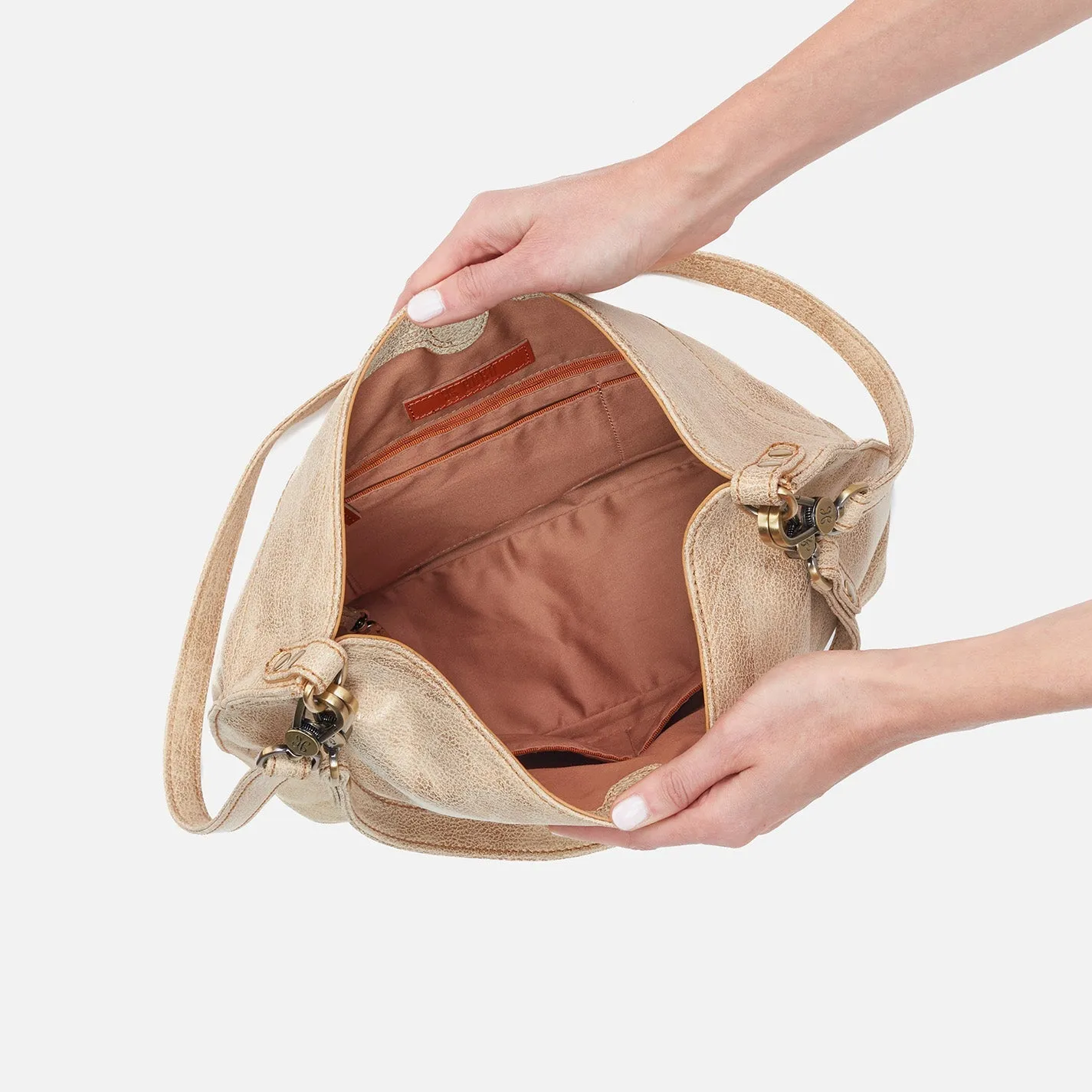 Hobo Bags "Pier" Shoulder Bag-Gold Leaf