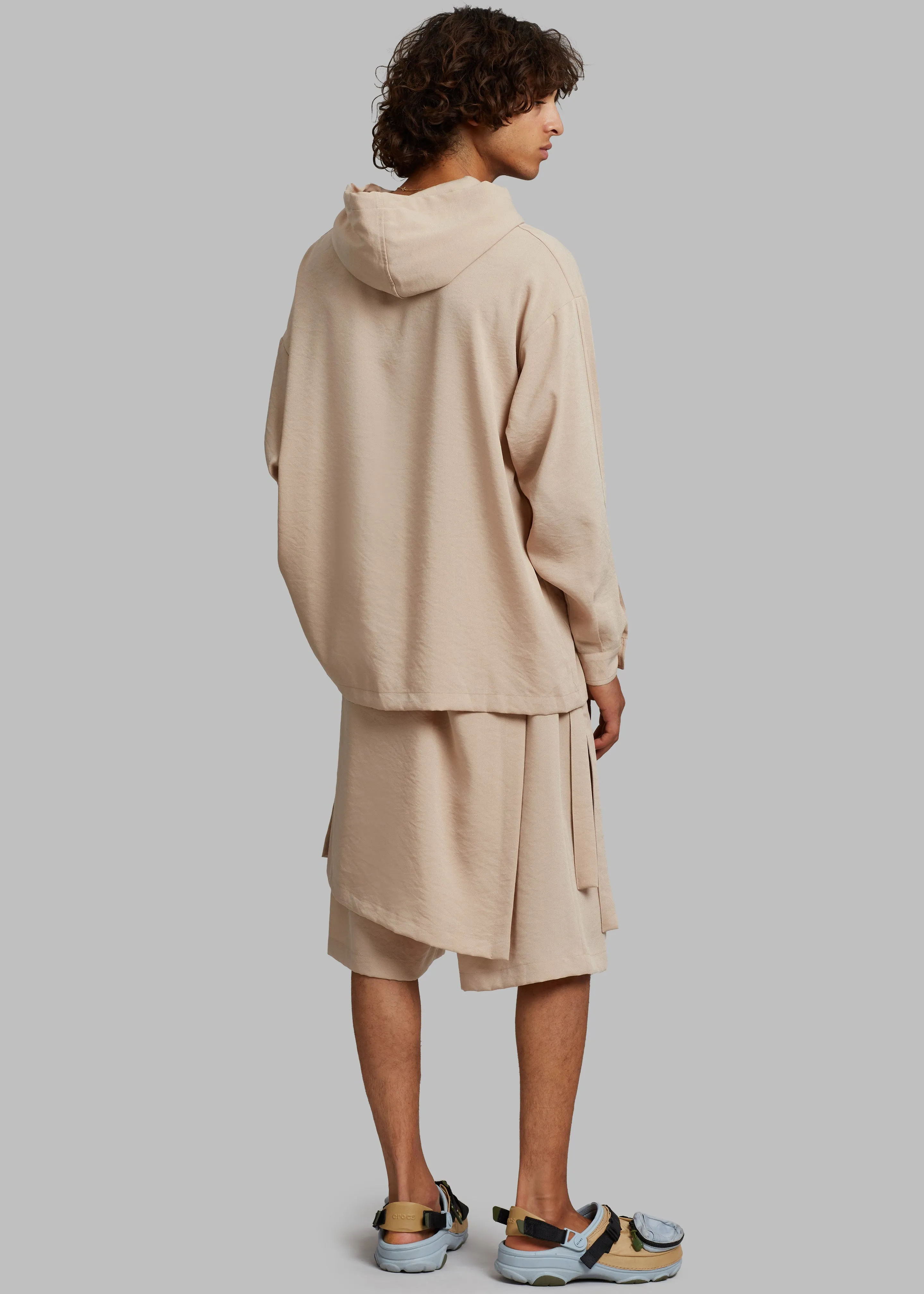 Keanu Light Wrap Shorts - Natural