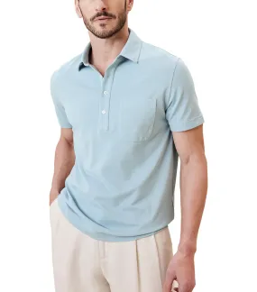 Luxury-Touch Pique Polo Sea Glass