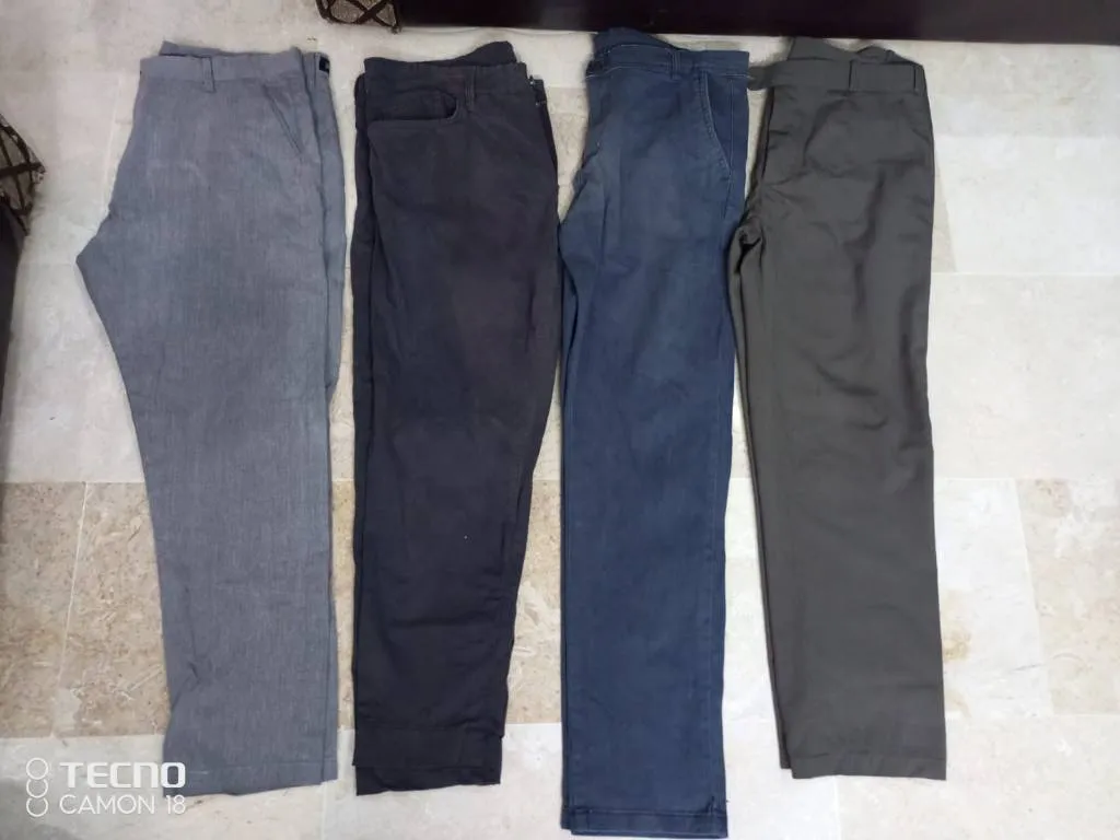 Mens Vintage Cotton Mix pants 4 piece