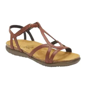 Naot Women's Dorith Sandal Soft Chestnut Leather