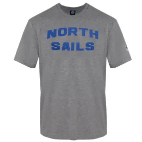 North Sails Block Brand Logo Grey T-Shirt