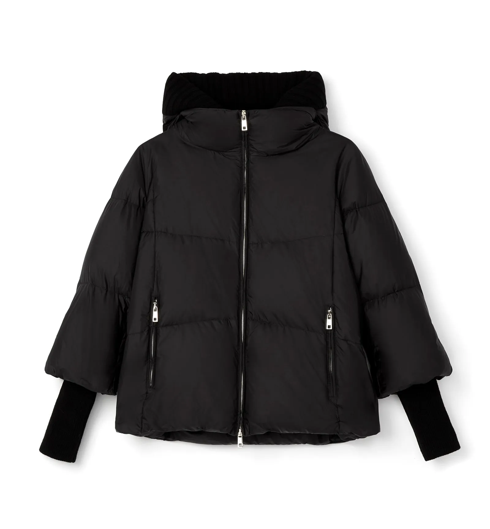 NYX HOODED SHORT PUFFER COAT