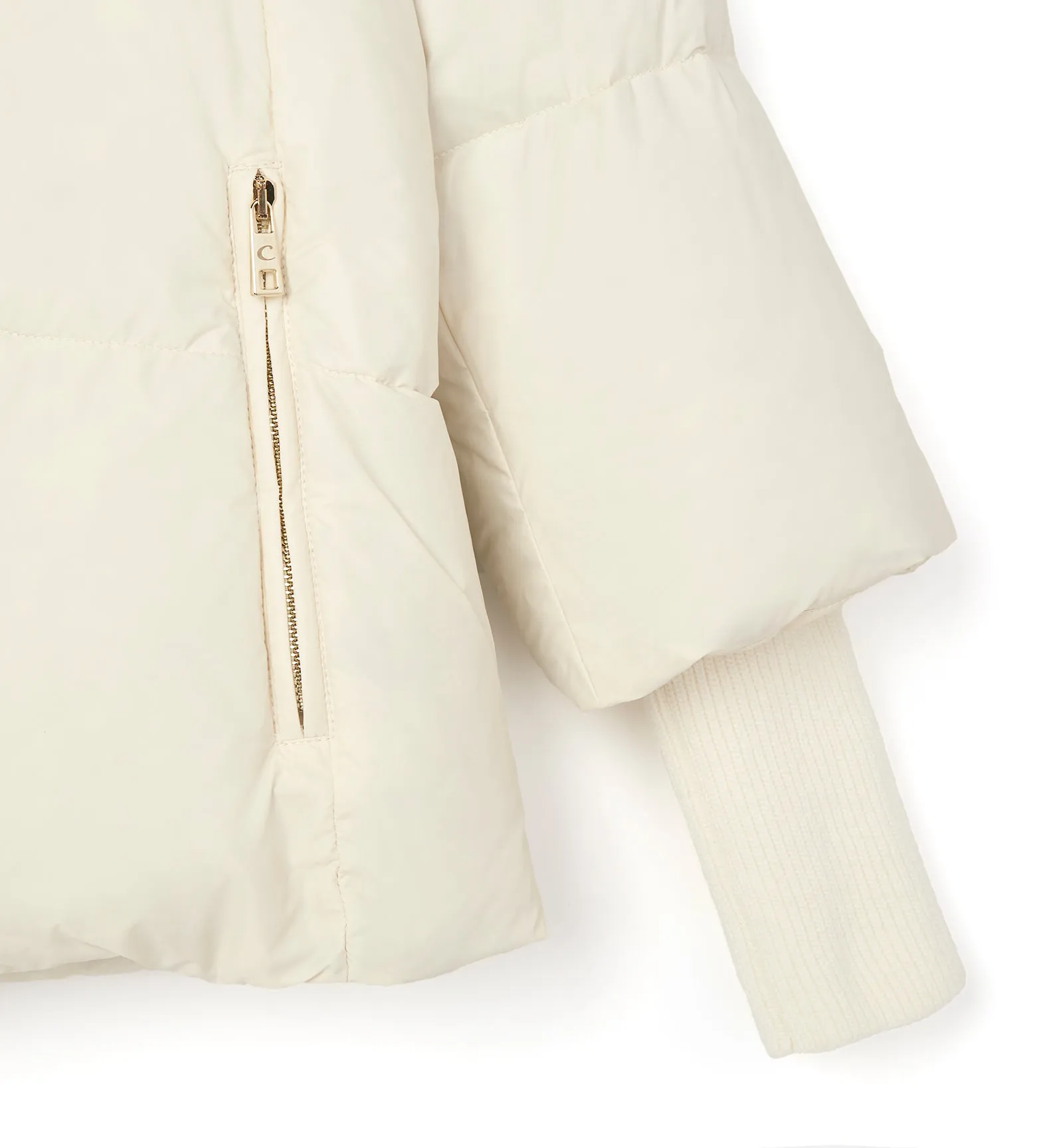 NYX HOODED SHORT PUFFER COAT