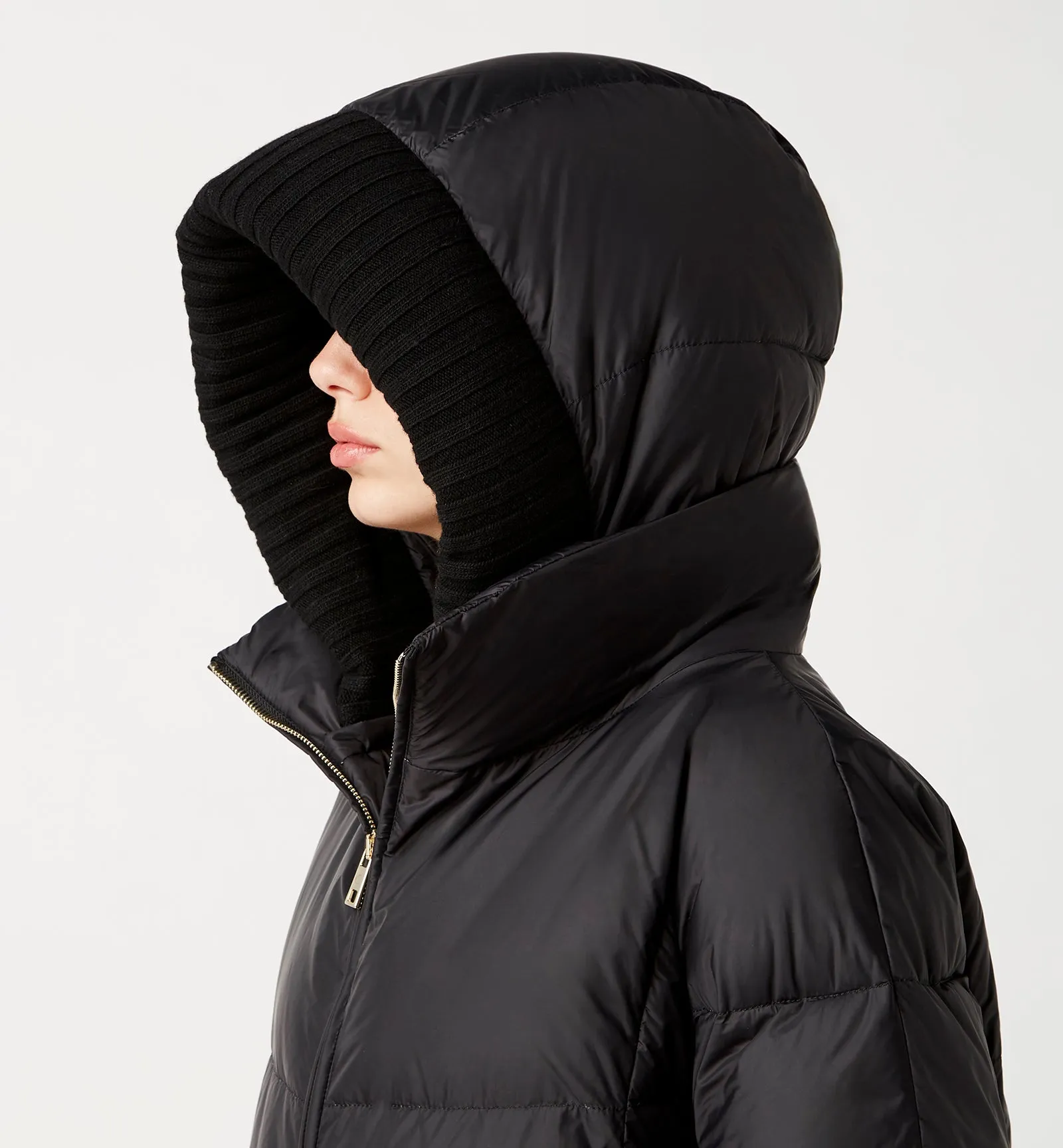 NYX HOODED SHORT PUFFER COAT