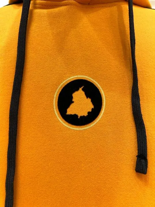 PUNJAB MAP ORANGE HOODIE
