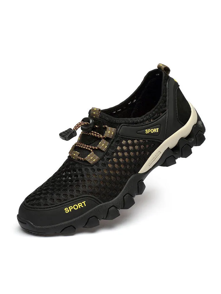   Summer Outdoor Breathable Wading Anti-Slip Soft Sole Sporty Water Shoes   
