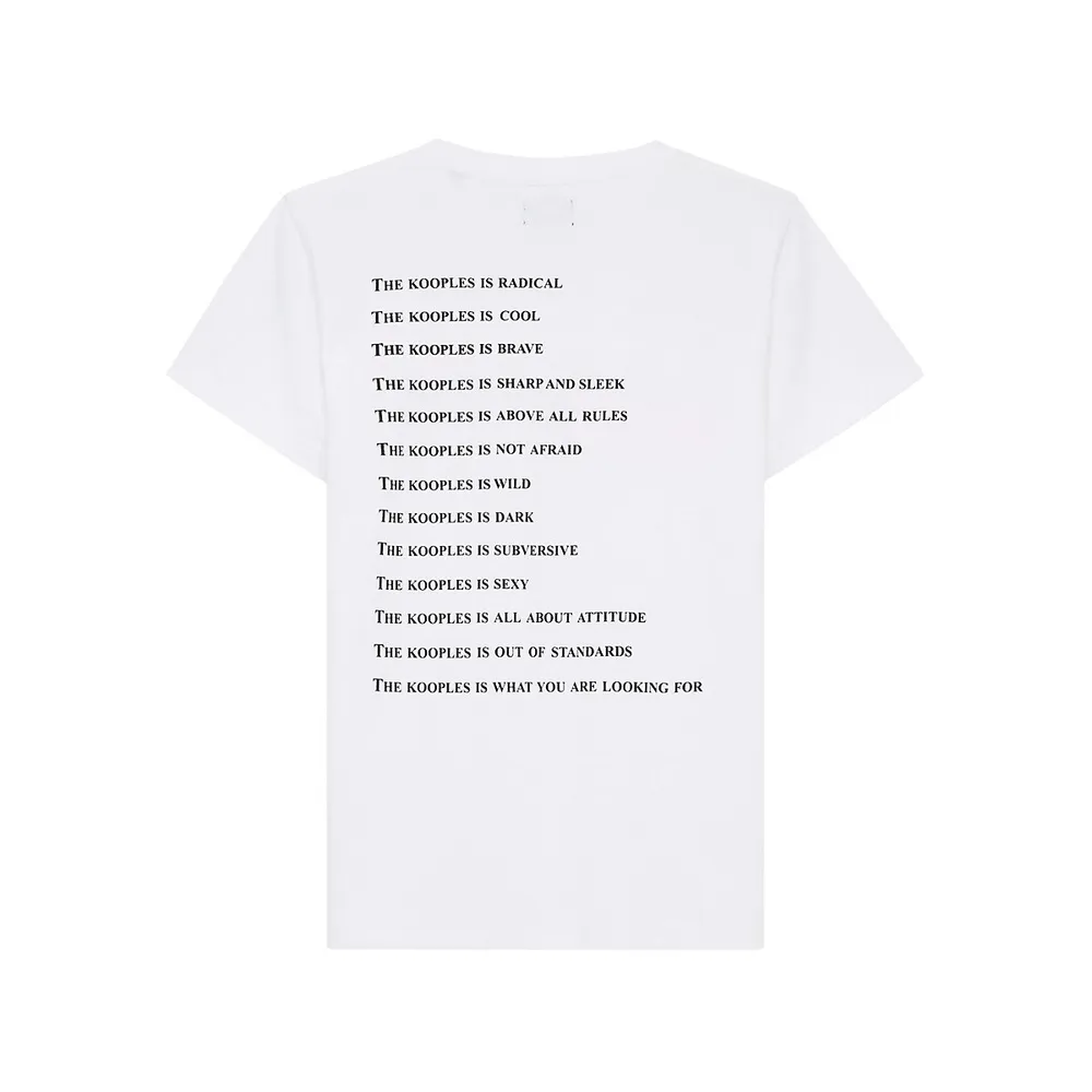 The Kooples What Is Logo T-Shirt