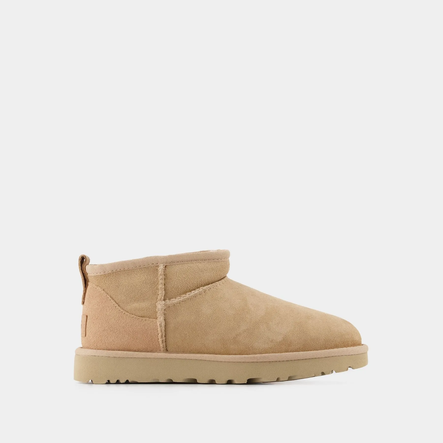 UGG  Classic Ultra Mini Ankle Boots - Ugg - Beige - Leather