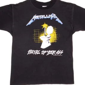 VINTAGE METALLICA METAL UP YOUR ASS TEE SHIRT 1984 SIZE LARGE MADE IN USA