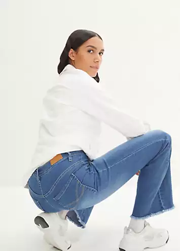Wide Leg Stretch Jeans by bonprix | Look Again